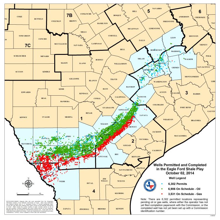 Oil and Gas Well Permit Map